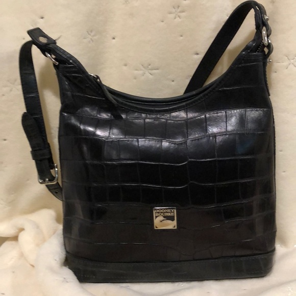 Dooney & Bourke Handbags - Dooney & Bourke black crocodile shoulder bag